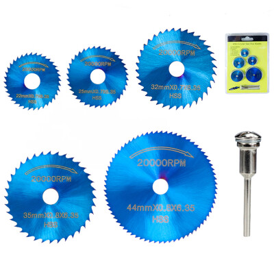 

Willstar 1 Set Mini Saw Blade Nano Blue Coated HSS Cutting Disc for Dremel Rotary Tools Wood Metal Circular Saw Disc Blade