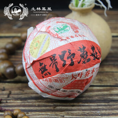 

Tulin Tuo Cha 2012 Wild Pu-erh Mushroom Tuo Ripe Puerh 250g
