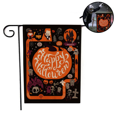 

Willstar Halloween Garden Choice Flags Hanging Banner Outdoor Decoration for Halloween Lawn Bunting Yards