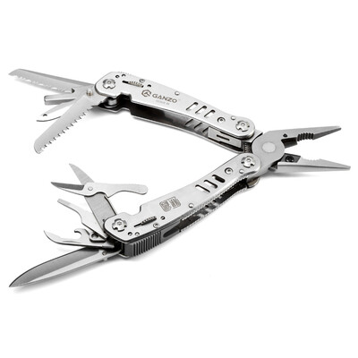 

Ganzo G302-H 12 in 1 Multifunctional Folding Pliers with 12pcs Screwdriver Bits