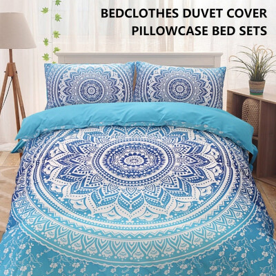 

Blue Fashion European Lines Bedding Set Queen Double Bed Size Bedclothes ComforterDuvetQuilt Cover Sheet Pillowcase Bed Sets