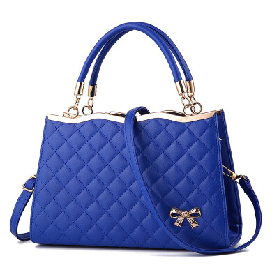 

New pattern Maam Diamond lattice Trend Bow fashion motion Slanting The single shoulder bag Handbag