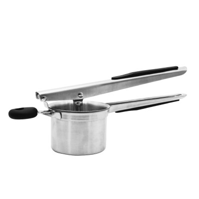 

Silica Gel Anti-Skidding Hand Shank Stainless Steel Potato Ricer Multi-functional Potato Pressing Device Puree Tool