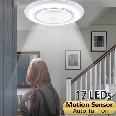 

Willstar 17 LEDs Wireless Battery Powered Motion Sensing Indoor LED Ceiling Light without Battery