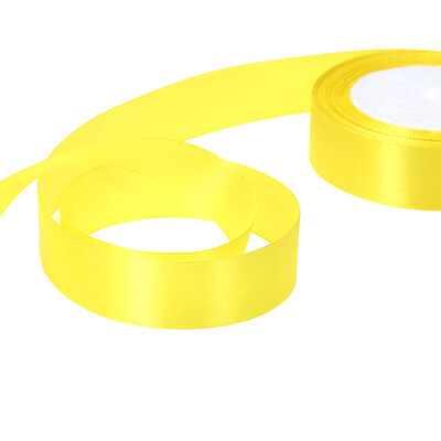 

25 YardsRoll 25mm Width Silk Satin Ribbon DIY Wedding Party Decoration Bow Crafts Invitation Card Gift Wrapping Christmas Ribbons