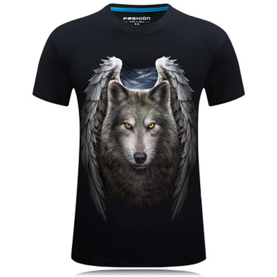 

Hot Selling Cotton T Shirt Men 3d Print Short Sleeve Tops Tees 2019 Korea Style O-Neck Shirts for Men&Women