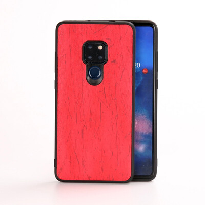 

For Huawei P10 P20 Mate 10 20 Nova Honor Wood Grain Case Luxury PU Leather