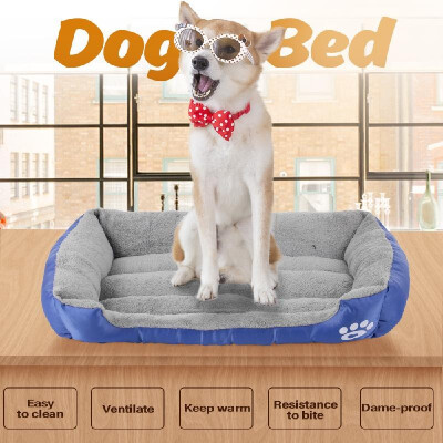 

Dog Bed Soft Pet Sofa Cats Pad Non Slip Bottom Self Warming Breathable Bedding for 30in Dog Cage House Floor Size