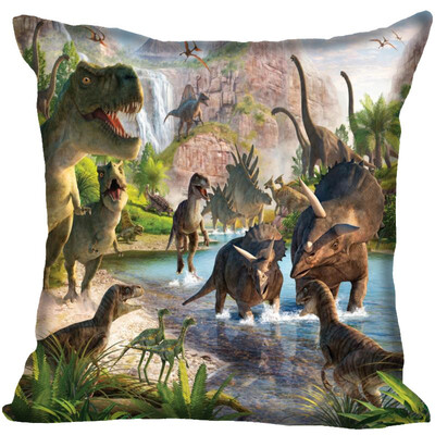 

Dinosaur Hot Sale Pillow Case High Quality New Years Pillowcase Decorative Pillow Cover For Wedding Decorative Christmas
