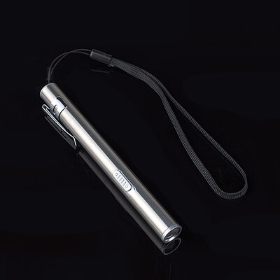 

USB Mini Rechargeable Flashlight Stainless Steel Strong Light LED Medical Flashlights Portable Waterproof Lamp