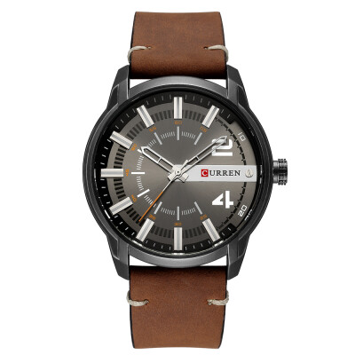 

Curren Fashion Leather Watches Men Quartz Analog Date Clock Male Wristwatches Relogio Masculino