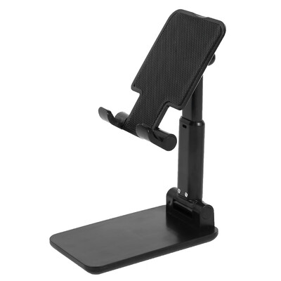 

Willstar Universal Aluminum Portable Desktop Phone Stand Holder iPhone Cellphone Tablet-Black