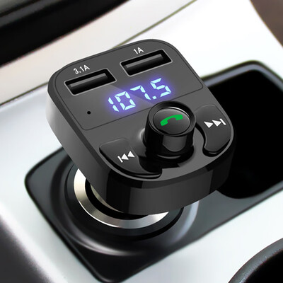 

Willstar Wireless Bluetooth Handsfree Car Kit FM Transmitter MP3 Player Dual USB Charger
