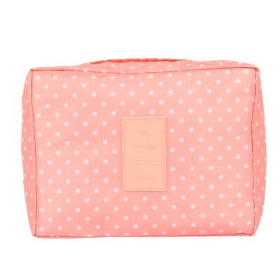 

Travel Cosmetic Makeup Bag Toiletry Case Storage Pouch Wash Organizer Pink Dots