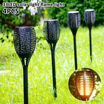 

4 Pcs 3396 LED Solar Light Lame Torch Garden Light Outdoor Induction Light Garden Courtyard Lawn Decorative Landscape Light