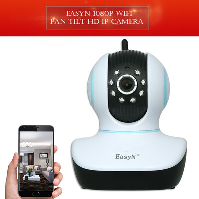 

EasyN 1080P Wireless WIFI Pan Tilt HD IP Camera 20MP 129 CMOS 36mm Lens Support PTZ Two-way Audio Night Vision Phone APP Remo