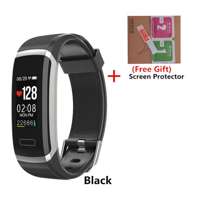 

Color Screen Smart Bracelet GT101 Waterproof 24 hours Heart Rate Monitor Fitness Tracker Bluetooth Smart Watch for Sport