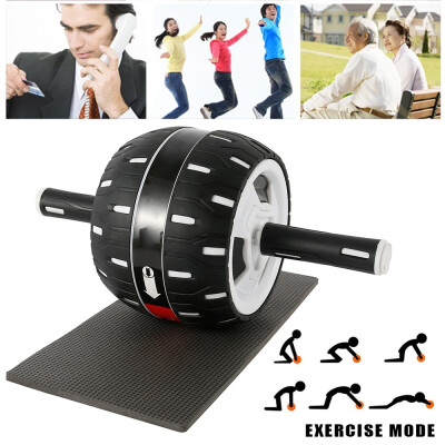 

Brand New Dual ABS Abdominal Roller Wheel AB Roller Exercise Fitness Equipment Wheel Workout Exerciser Gym tools Roller Exercise