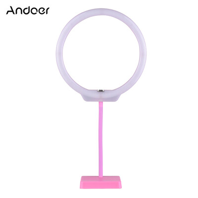 

Andoer H-15B Mobile Power Supply Ring Light 144 Pieces LED Anchor Live Light 3200K to 5600K Color Temperature Voltage 5V 2A Ring V