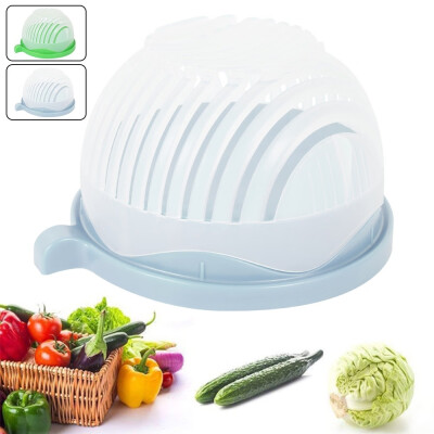 

Salad Cutter Bowl Salad Fruit Vegetable Washer&Cutter Quick Salad Maker Chopper Kitchen Tool