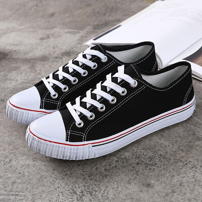 

Mens Canvas casual shoes Lace-up student shoes