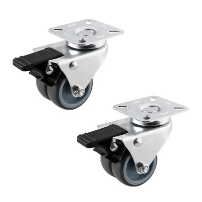 

Willstar 2 x Casters 50mm TPR Swivel Castor Wheels Trolley Furniture Caster Heavy Duty 400lb