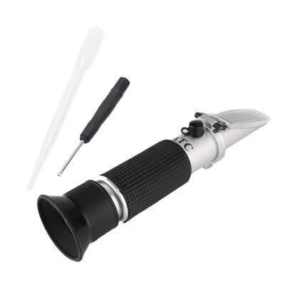 

Beer Refractometer 0-32 Brix SG Wort Specific Gravity 1000-1120 ATC Beer Wort Brewing Wine Refractometers