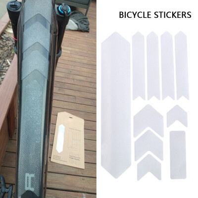 

Willstar Bicycle Frame Protector Stickers 3D Scratch-Resistant MTB Bike Frame Covers New