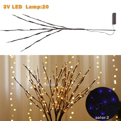 

Willstar 20 Bulbs LED Willow Branch Lights Vase Filler Willow Twig Lighted Branch Christmas Wedding Decorative Lights