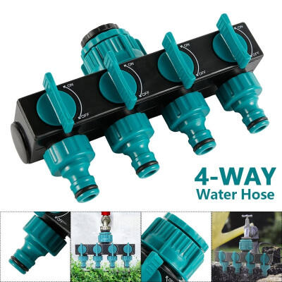 

12 "Hose Splitters Irrigation Adapter 4-way Water Hose Connectors European standard internal thread Tap Connectors 1Pc