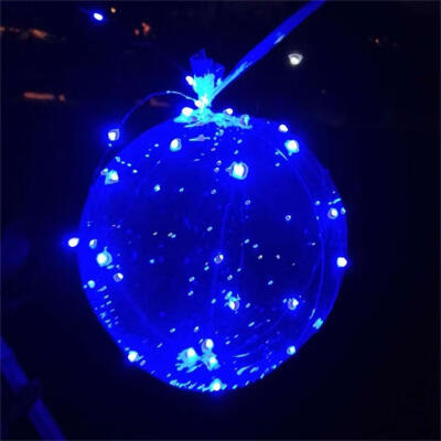 

Led Multicolor Luminous Balloon With A Pole Transparent wrinkle-free Wave Ball promparty Decoration Christmas