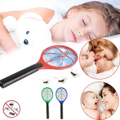 

Electric Mosquito Swatter Anti Mosquito Fly Repellent Bug Insect Repeller Reject Killers Pest Reject Racket Trap Home Tool