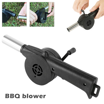 

Willstar BBQ Fan Blower Grill Barbecue Fire Air Blower Food Garden Party Flame Light Tool
