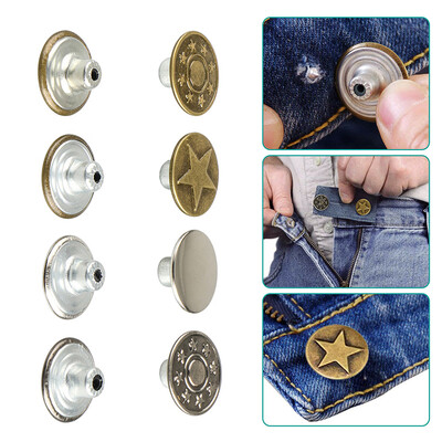

Denim button DIY craft sewn products