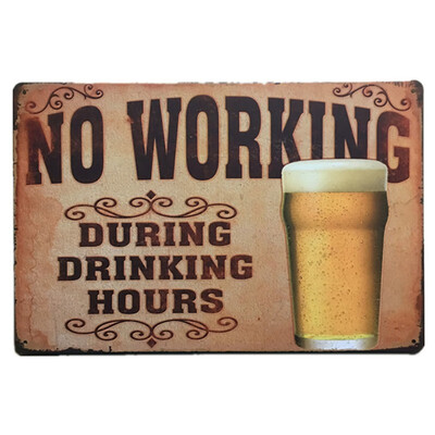

Wine Whiskey Beer Cocktail Vintage Home Decor Tin Sign Metal Sign Bar Pub Garage Metal Plate Metal Wall Decoration Pos