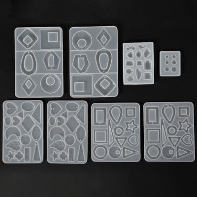 

213Pcs DIY Silicone Earring Pendant Mold Jewelry Resin Mould Kit Casting Craft Tool Set