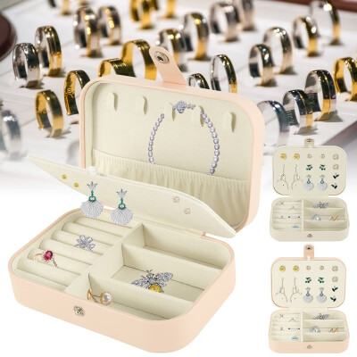 

Multifunctional Double Layer Jewelry Box Organizer Display Jewelry for Rings Earrings Necklaces Storage Box