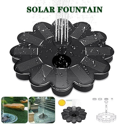 

14W Floating Solar Powered Water Fountain Garden Pump Pond Pool For Bath Tanks