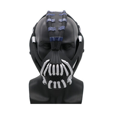 

Willstar 1PCS 3D Bane Latex Mask Cosplay Helmet Halloween Party Costume Props-Blue