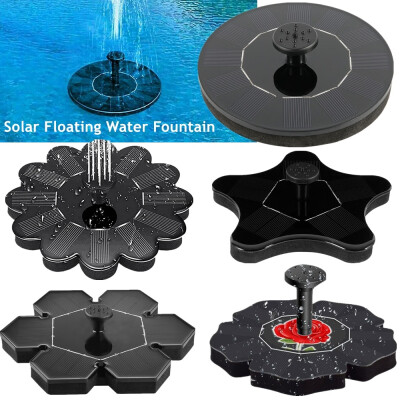 

5 Styles Mini Solar Floating Water Fountain for Garden Pool Pond Pool Decoration