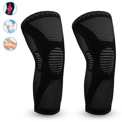 

Willstar Knitted Knee Pads Knee Arthritis Support Support Frame Stabilizer Strap Wrap Black