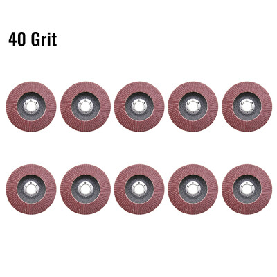 

Willstar 10PCS 45 Inch 40 Grit Assorted Aluminum Oxide Sanding Flap Discs