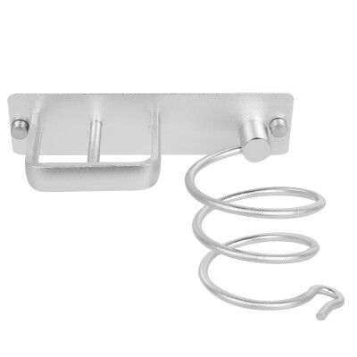 

Willstar Wall Rack Hair Dryer Straightener Holder Shelf Metal Aluminum Material White