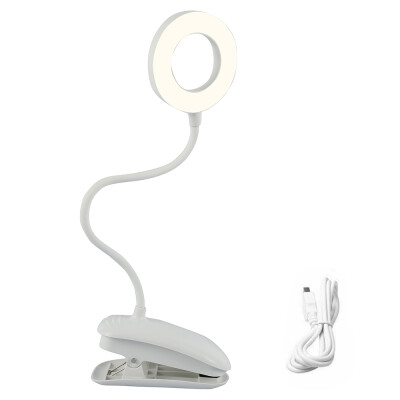 

Flexible USB Rechargeable Clip on Reading Lamp Dimmable LED Touch Desk Bed Light 3 Modes