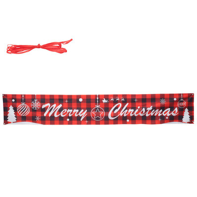 

Willstar 1PCS 164984 ft Outdoor Banner Merry Christmas Decor For Home Xmas Outdoor Decor-Lattice