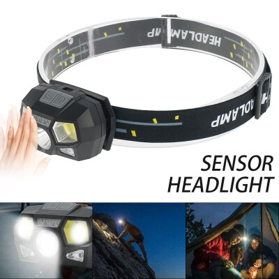 

Willstar USB Sensor Headlamp Headlight Rechargeable Flashlight Torch Fishing Head Light