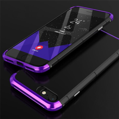 

Luxury Case For iPhone 8 8 Plus Case 360 Full Protection 3 in 1 Aluminum Metal PC Hard Hybrid Slim Back Cover For iPhone 8 Case