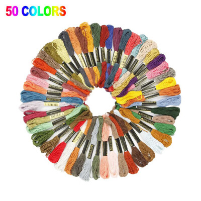 

Coloured Cross Floss Stitch Thread Hand Embroidery Sewing Skeins Craft Lines Multi Colors