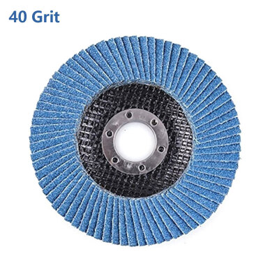 

Willstar 45 Inch 40 Grit Angle Grinder Flap Sanding Disc Grinding Wheels