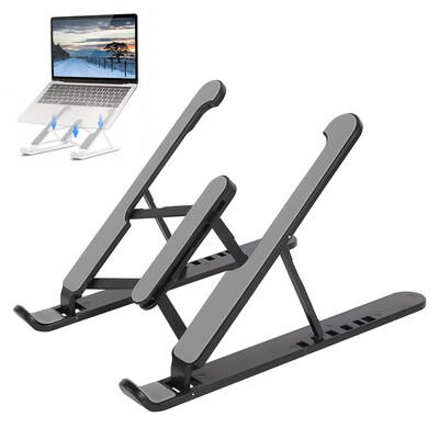 

Laptop Stand 9 Angles Adjustable 3 Folding Modes Portable Aluminum Stand-PINK